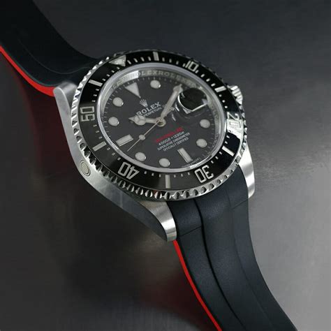 rubber strap on rolex|genuine Rolex rubber strap.